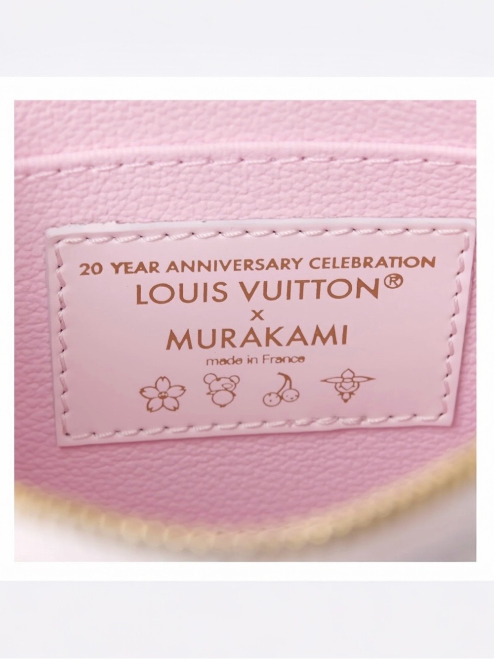 🆕💞LV x MURAKAMI Epi-Grained Leather Cosmetic Pouch Cherry Blossom • SAKURA PINK - Picture 11 of 13